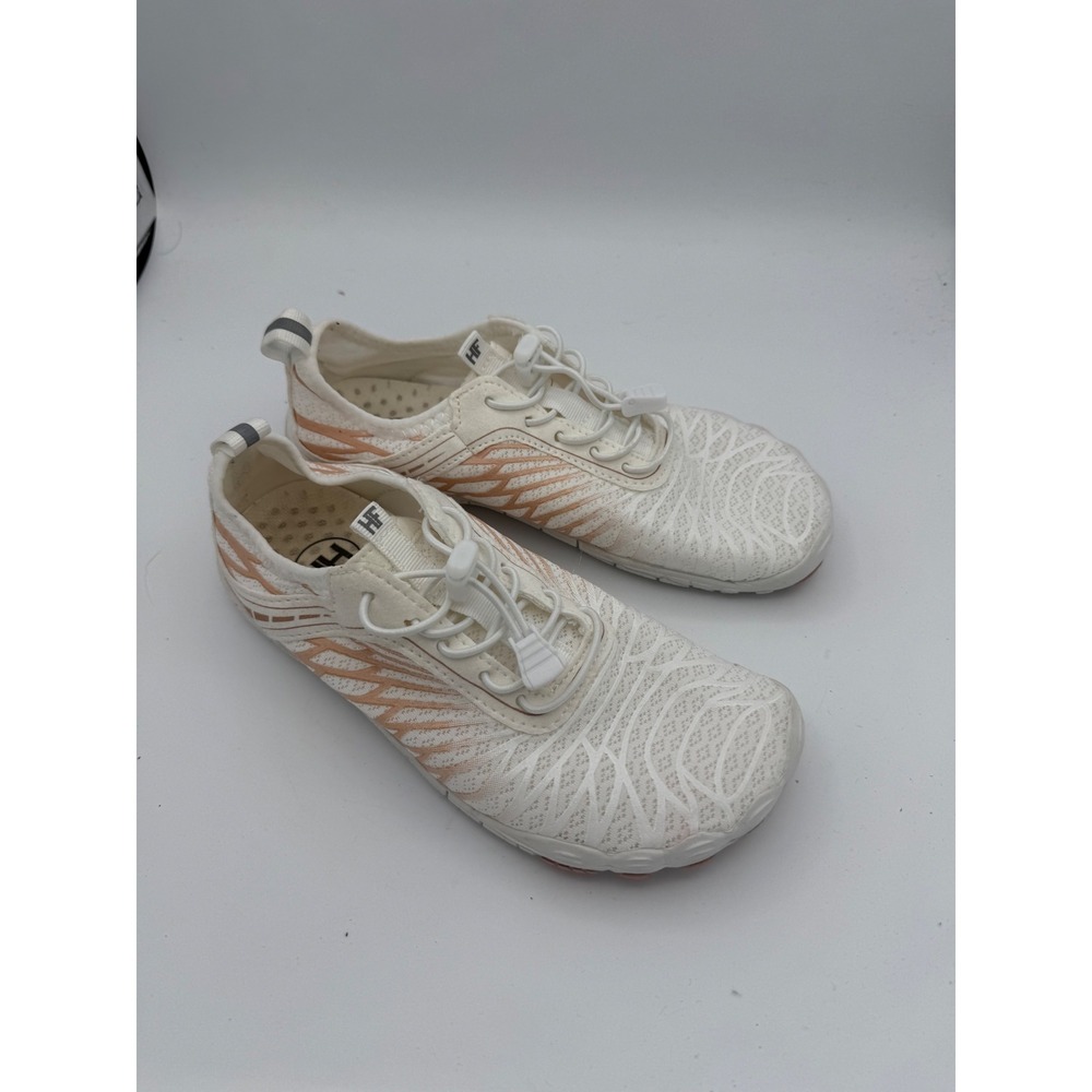 HF Barefoot Shoes White Rose Gold Minimalist‎ Water Sneakers Size 36 Womens 6
